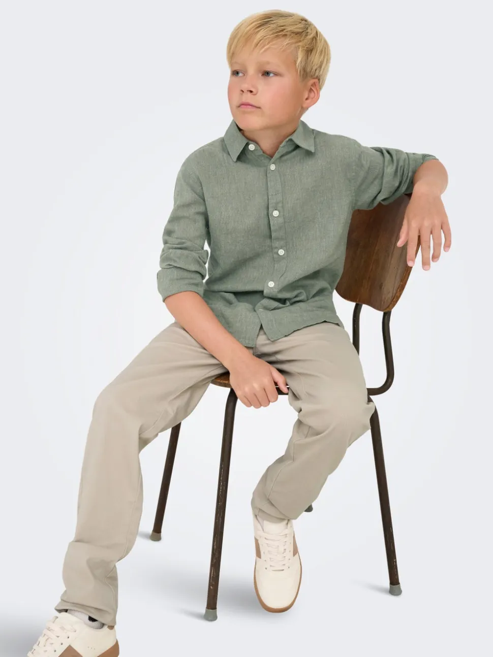 OSJCAIDEN Lino Camicia