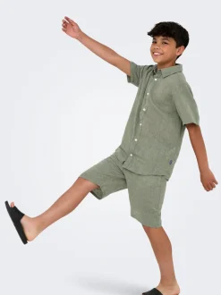 OSJCAIDEN Lino Camicia
