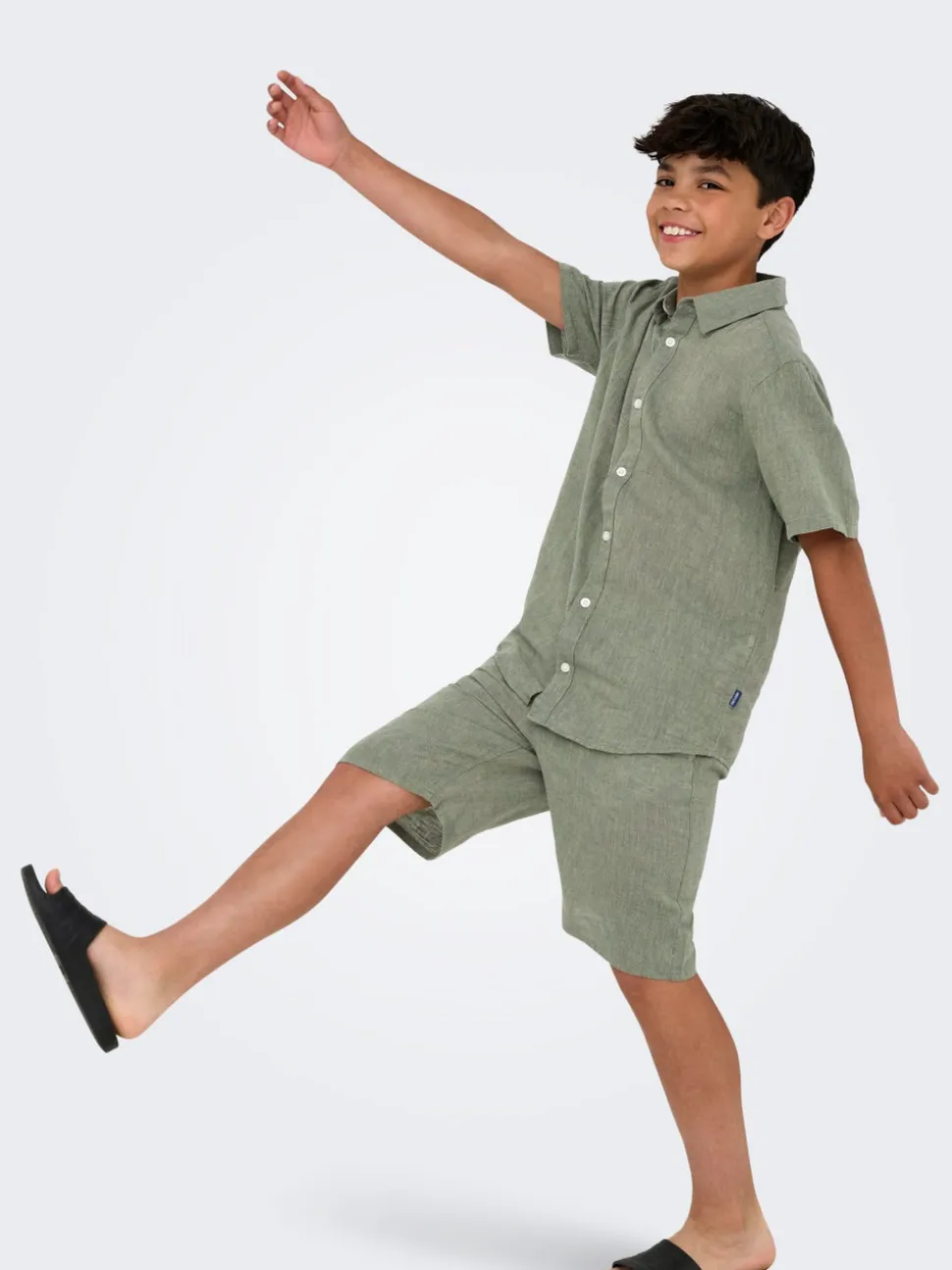 OSJCAIDEN Lino Camicia