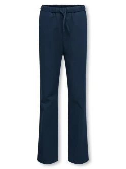 OSJLINUS Tapered Fit Lino Pantaloni