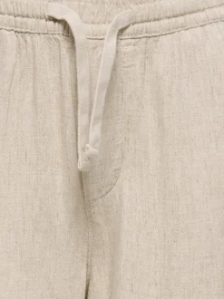 OSJSINUS Loose Fit Lino Pantaloni